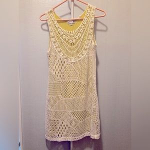 Crocheted Cotton On dress